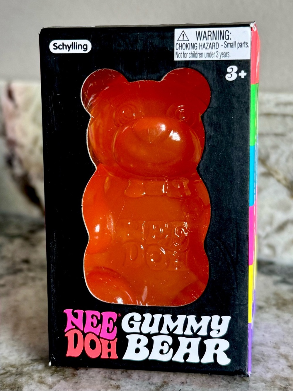 NeeDoh Doh-Filled Fun Pack - Schylling Orabge Gummy Bear